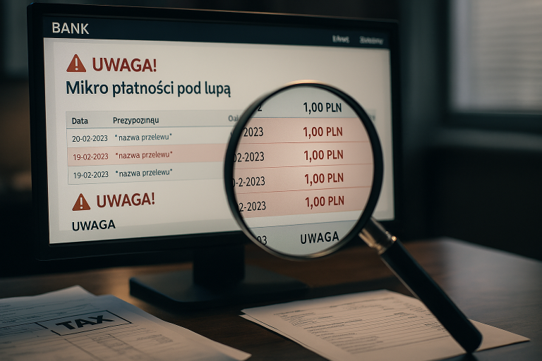 Niewielkie kwoty, duże problemy – także drobne przelewy trafiają pod lupę fiskusa