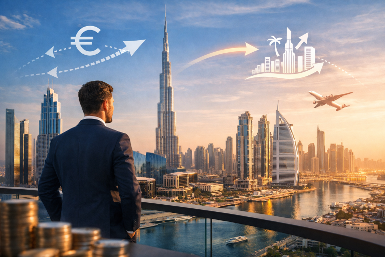 Dlaczego inwestorzy przenoszą kapitał z Europy do Dubaju? Liczby, które tłumaczą globalny trend