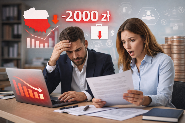 Rząd obniży pensje milionom Polaków? Zmiany w przepisach mogą kosztować nawet 2 000 zł miesięcznie