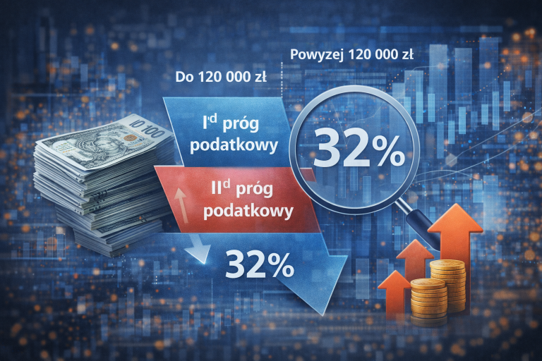 Coraz więcej Polaków wpada w drugi próg podatkowy. Co to oznacza dla Twoich dochodów?