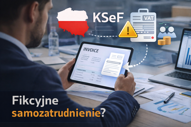 Jedna faktura w miesiącu w KSeF ma ułatwić wykrywanie fikcyjnego samozatrudnienia